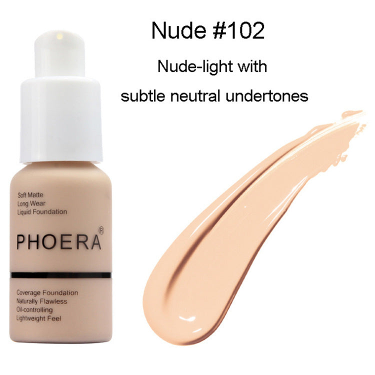Explosive Press Type Oil Control Natural Color Matte Concealer Foundation Cream - Beauty & Skincare | TARVIX Explosive Press Type Oil Control Natural Color Matte Concealer Foundation Cream 102 3 pcs