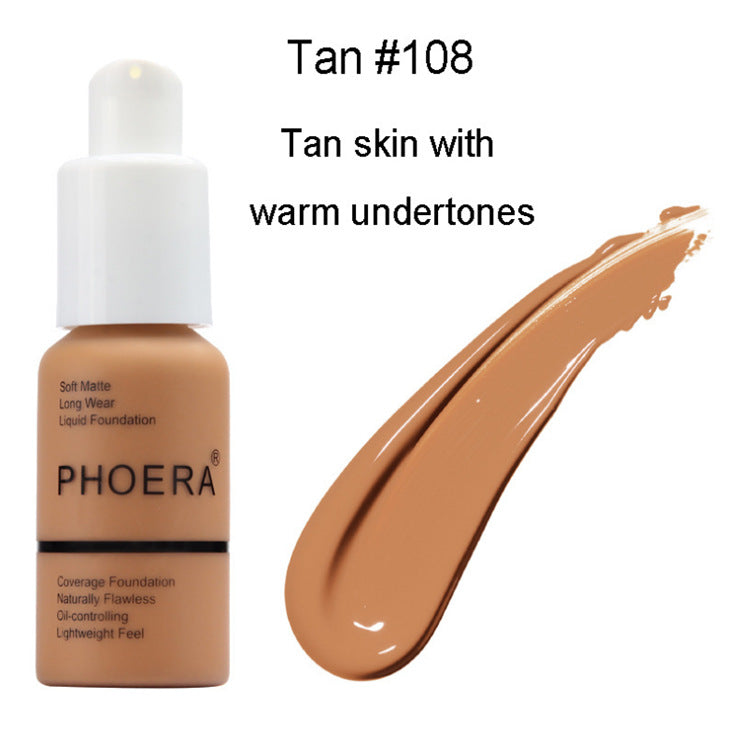 Explosive Press Type Oil Control Natural Color Matte Concealer Foundation Cream - Beauty & Skincare | TARVIX Explosive Press Type Oil Control Natural Color Matte Concealer Foundation Cream