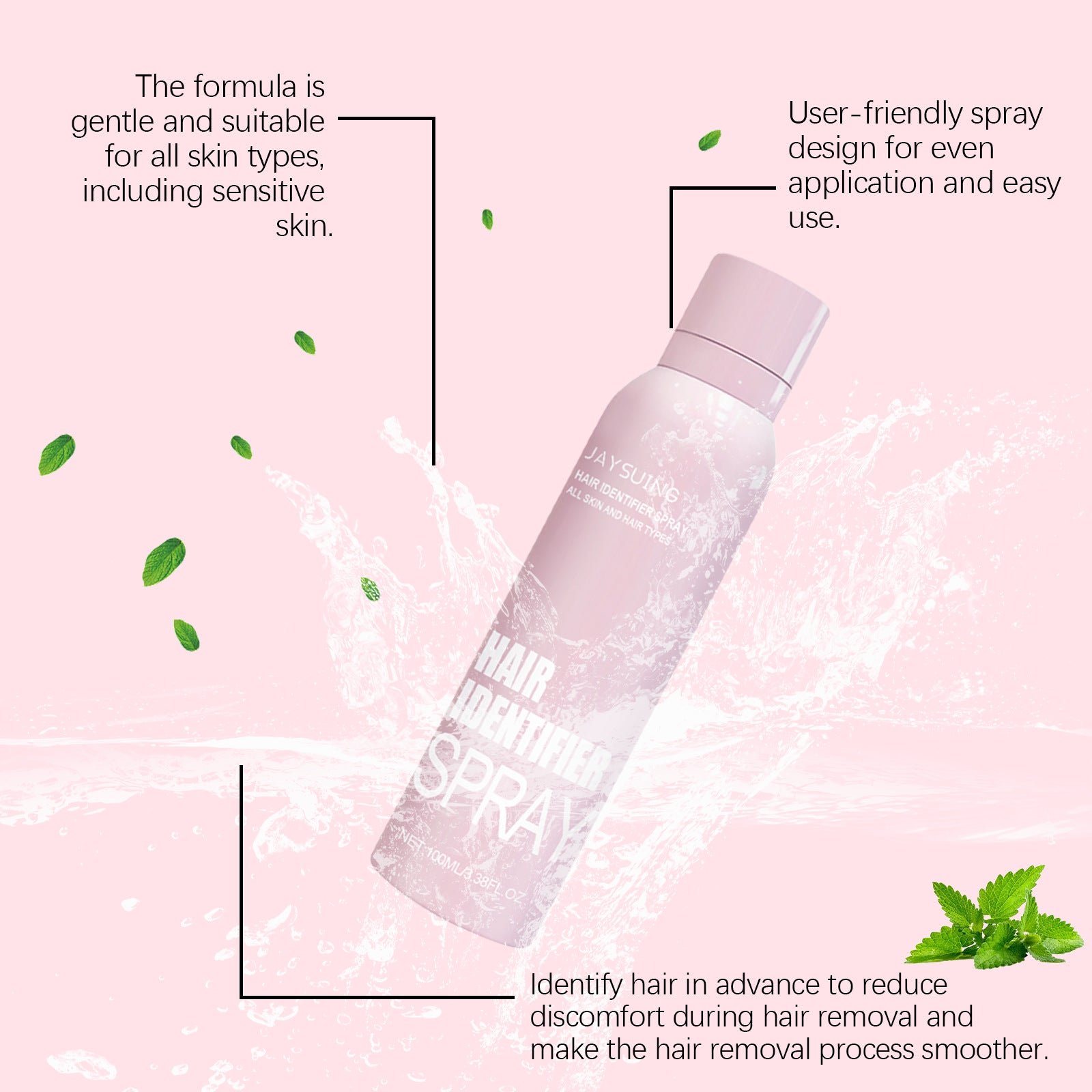Hair Identifier Spray Set For Face Shaving Moisturizing Dermaplaner Spray For Face Shaving Skin Care - Beauty & Skincare | TARVIX Hair Identifier Spray Set For Face Shaving Moisturizing Dermaplaner Spray For Face Shaving Skin Care