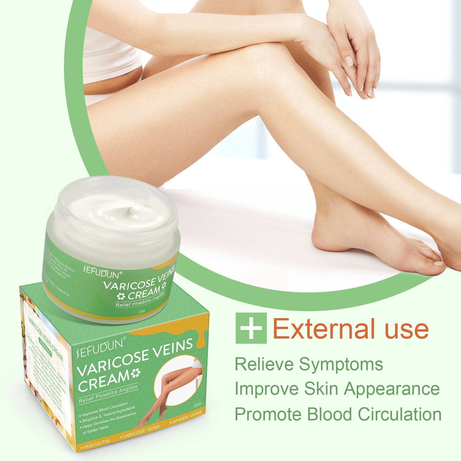 Varicose Vein Relief Cream - Beauty & Skincare | TARVIX Varicose Vein Relief Cream