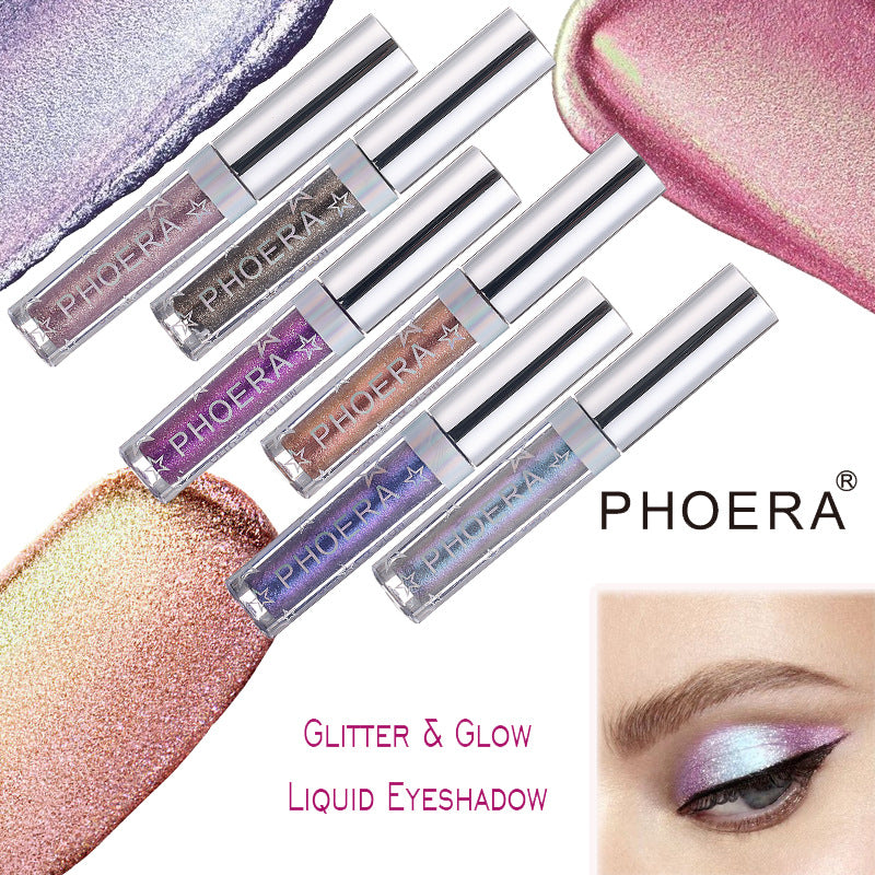 PHOERA Magnificent Metals Glitter and Glow Liquid Eyeshadow 12 Colors - Beauty & Skincare | TARVIX PHOERA Magnificent Metals Glitter and Glow Liquid Eyeshadow 12 Colors