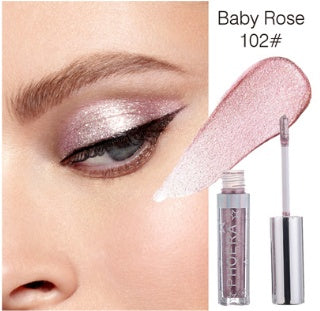 PHOERA Magnificent Metals Glitter and Glow Liquid Eyeshadow 12 Colors - Beauty & Skincare | TARVIX PHOERA Magnificent Metals Glitter and Glow Liquid Eyeshadow 12 Colors Baby rose