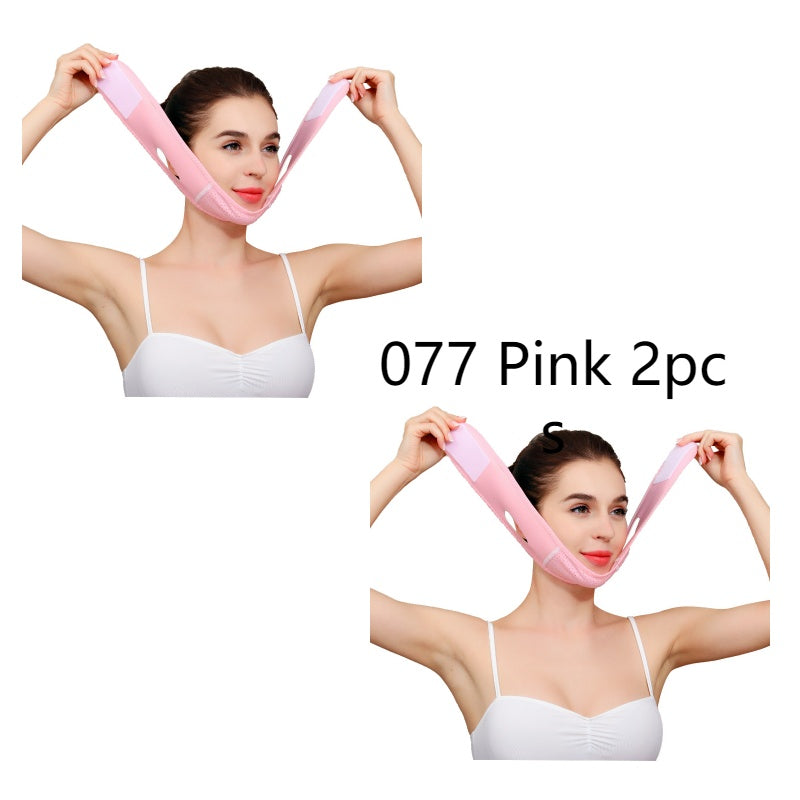 Face Slim V-Line Lift Up Mask Cheek Chin Neck Slimming Thin Belt Strap Beauty Delicate Facial Thin Face Mask Slimming Bandage - Beauty & Skincare | TARVIX Face Slim V-Line Lift Up Mask Cheek Chin Neck Slimming Thin Belt Strap Beauty Delicate Facial Thin Face Mask Slimming Bandage 007Pink 2pcs