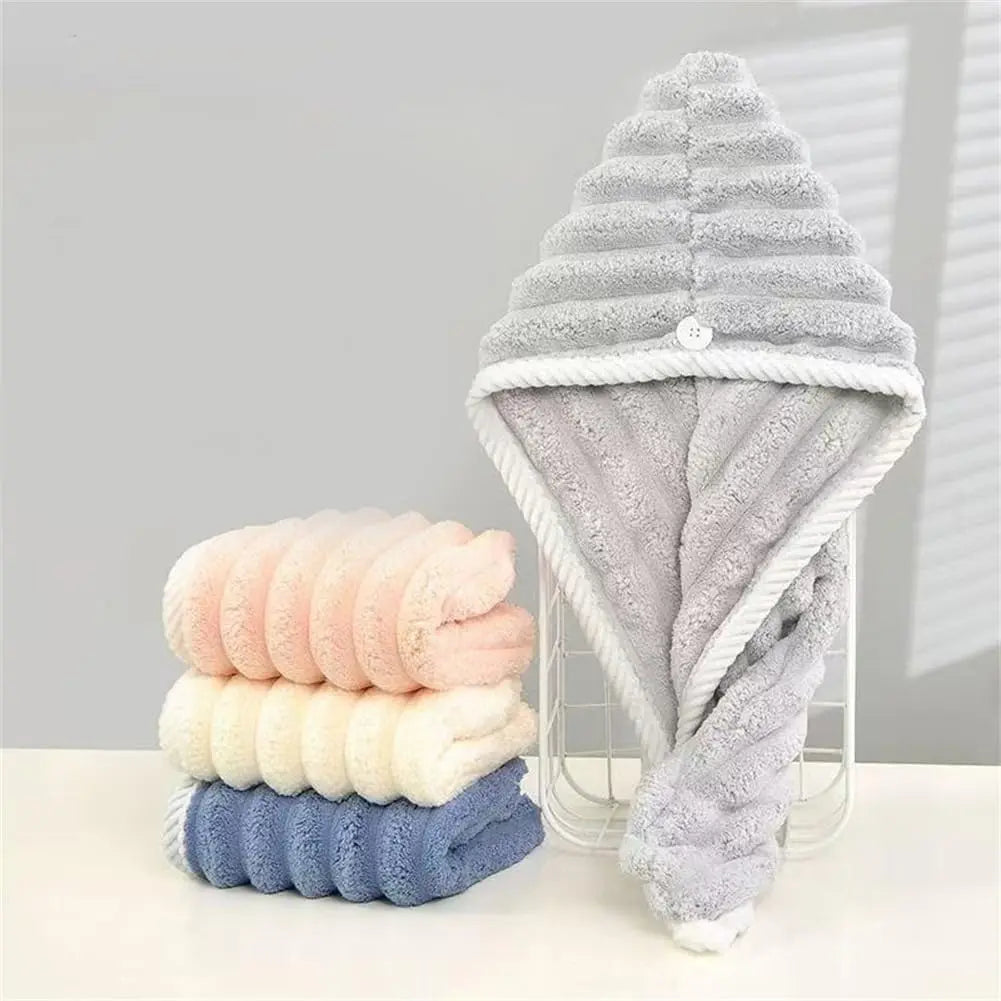 Microfiber Hair Towel Caps (3-Pack) - Beauty & Skincare | TARVIX Microfiber Hair Towel Caps (3-Pack)