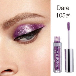 PHOERA Magnificent Metals Glitter and Glow Liquid Eyeshadow 12 Colors - Beauty & Skincare | TARVIX PHOERA Magnificent Metals Glitter and Glow Liquid Eyeshadow 12 Colors Dare