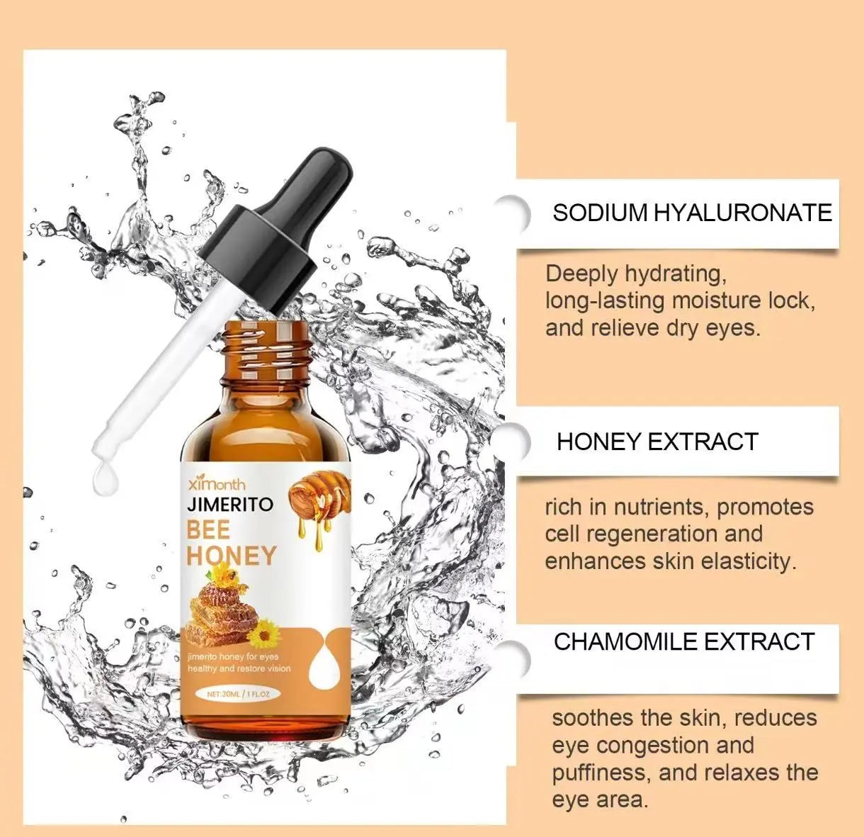 Honey Soothing Eye Drops - Beauty & Skincare | TARVIX Honey Soothing Eye Drops