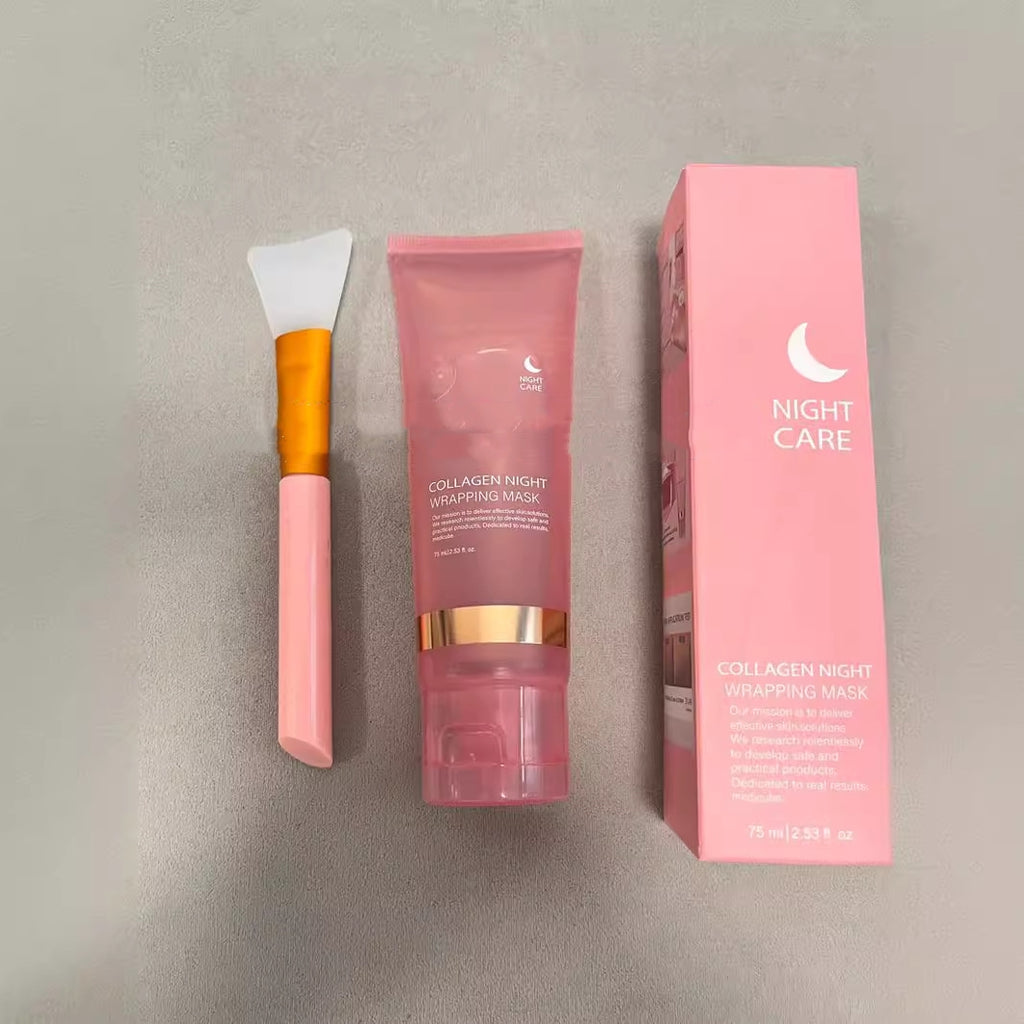 Face Night Mask Collagen Wrapping Mask Natural Ingredients Firming Elasticity & Hydration Anti-wrinkle For Skin Care - Beauty & Skincare | TARVIX Face Night Mask Collagen Wrapping Mask Natural Ingredients Firming Elasticity & Hydration Anti-wrinkle For Skin Care