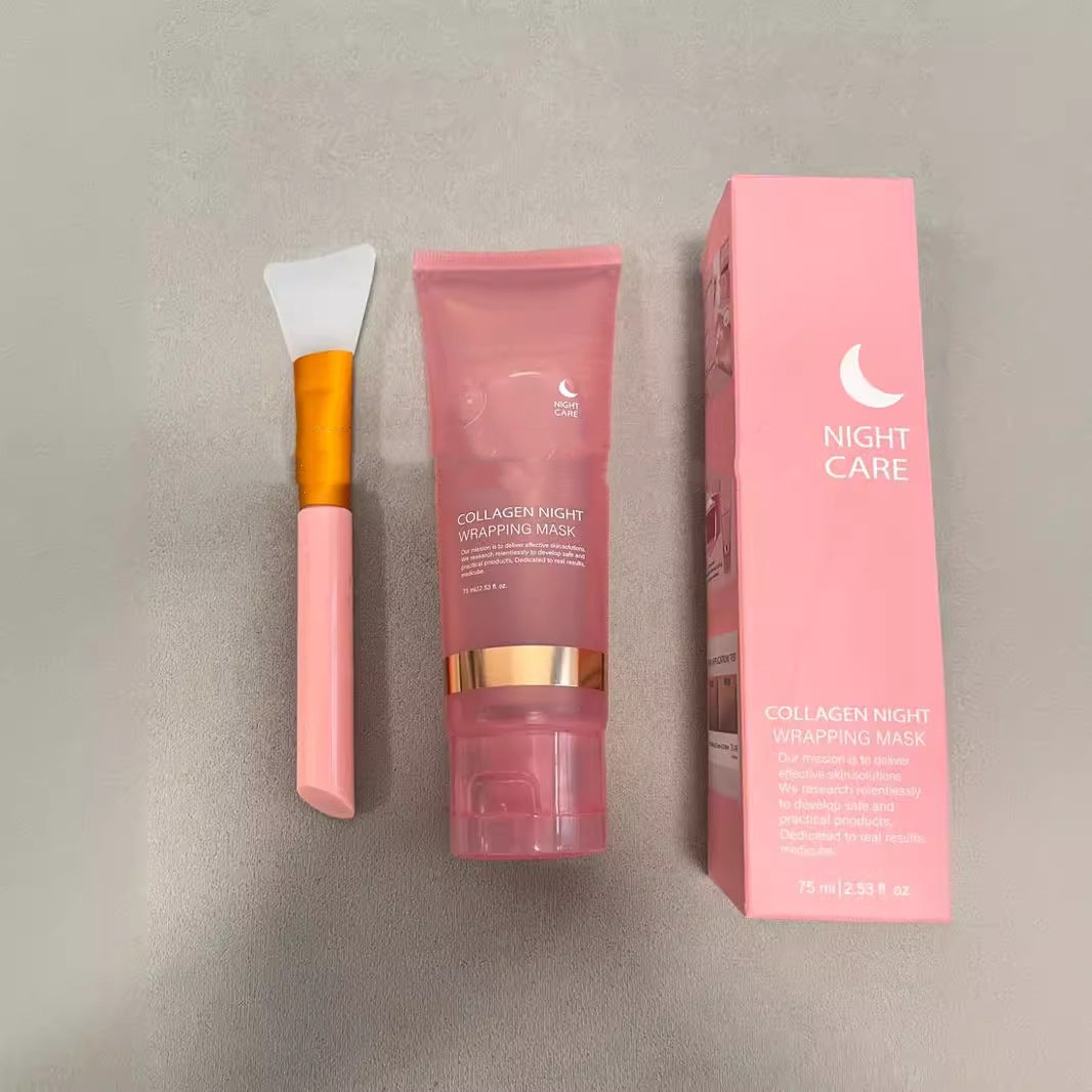 Face Night Mask Collagen Wrapping Mask Natural Ingredients Firming Elasticity & Hydration Anti-wrinkle For Skin Care - Beauty & Skincare | TARVIX Face Night Mask Collagen Wrapping Mask Natural Ingredients Firming Elasticity & Hydration Anti-wrinkle For Skin Care
