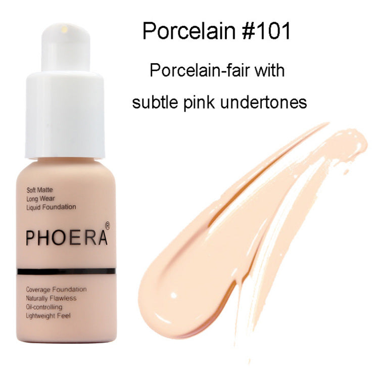 Explosive Press Type Oil Control Natural Color Matte Concealer Foundation Cream - Beauty & Skincare | TARVIX Explosive Press Type Oil Control Natural Color Matte Concealer Foundation Cream