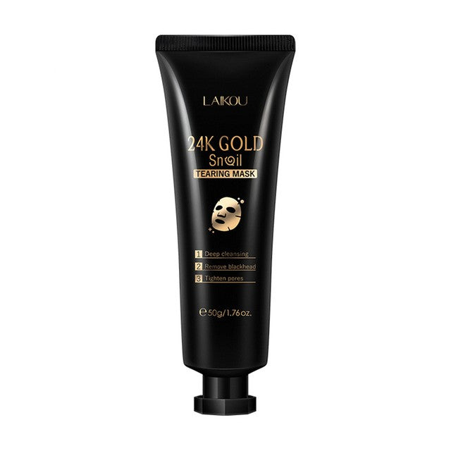Gold Foil Snail Tear-Off Mask Hydrating - Beauty & Skincare | TARVIX Gold Foil Snail Tear-Off Mask Hydrating
