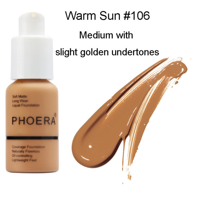 Explosive Press Type Oil Control Natural Color Matte Concealer Foundation Cream - Beauty & Skincare | TARVIX Explosive Press Type Oil Control Natural Color Matte Concealer Foundation Cream 106 3 pcs